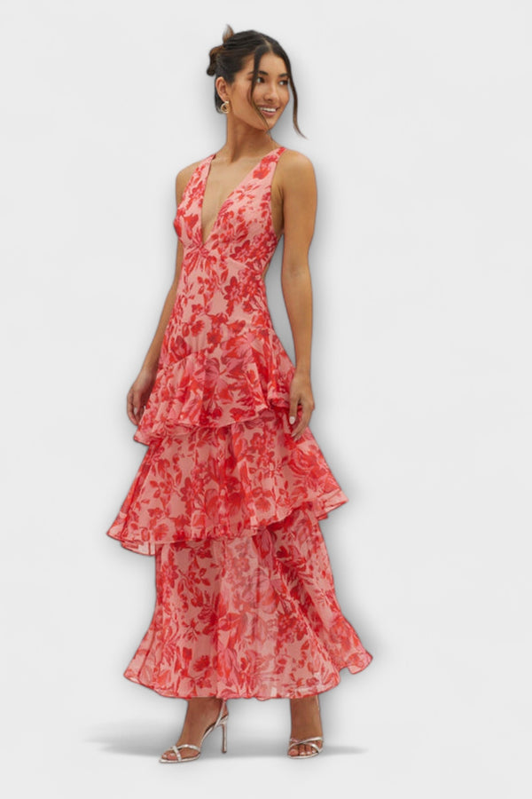 Faye - Bloom Shift Midi Kleid