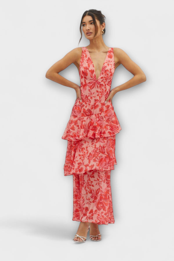 Faye - Bloom Shift Midi Kleid