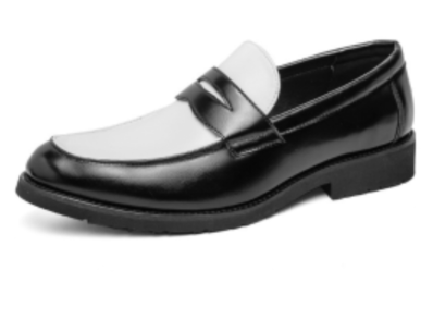 Xara – Schwarze Slipper mit metallischem Glanz
