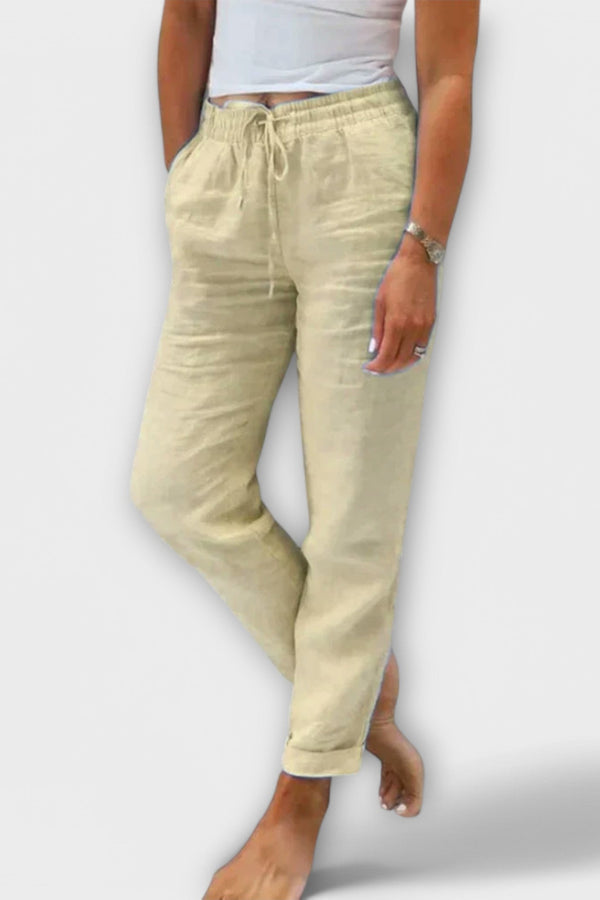 Stacy - Leichte Leinenhose