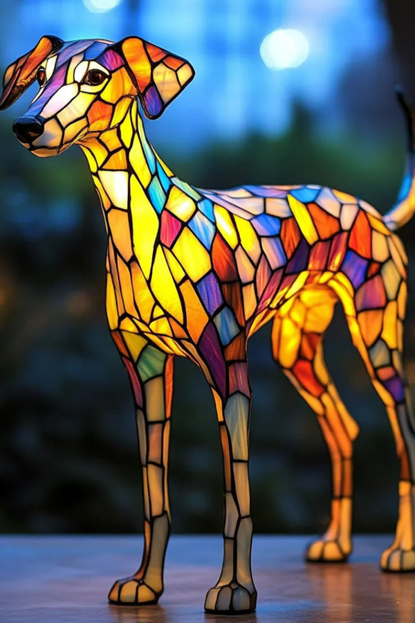 Whippet-inspirierte Leuchte