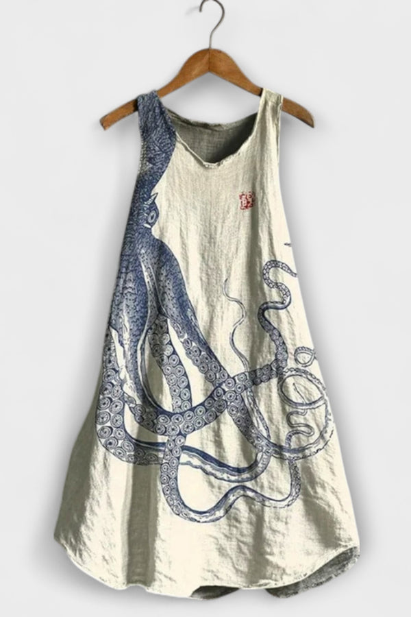 Liesel  – Charmantes Lockeres Tank-Top-Kleid