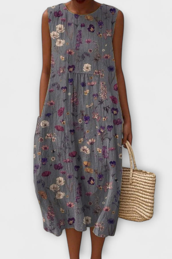 Sera - Alltag Midi Kleid