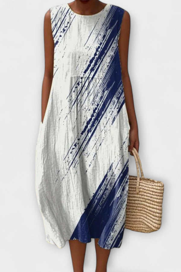 Elena - Alltags Midi Kleid
