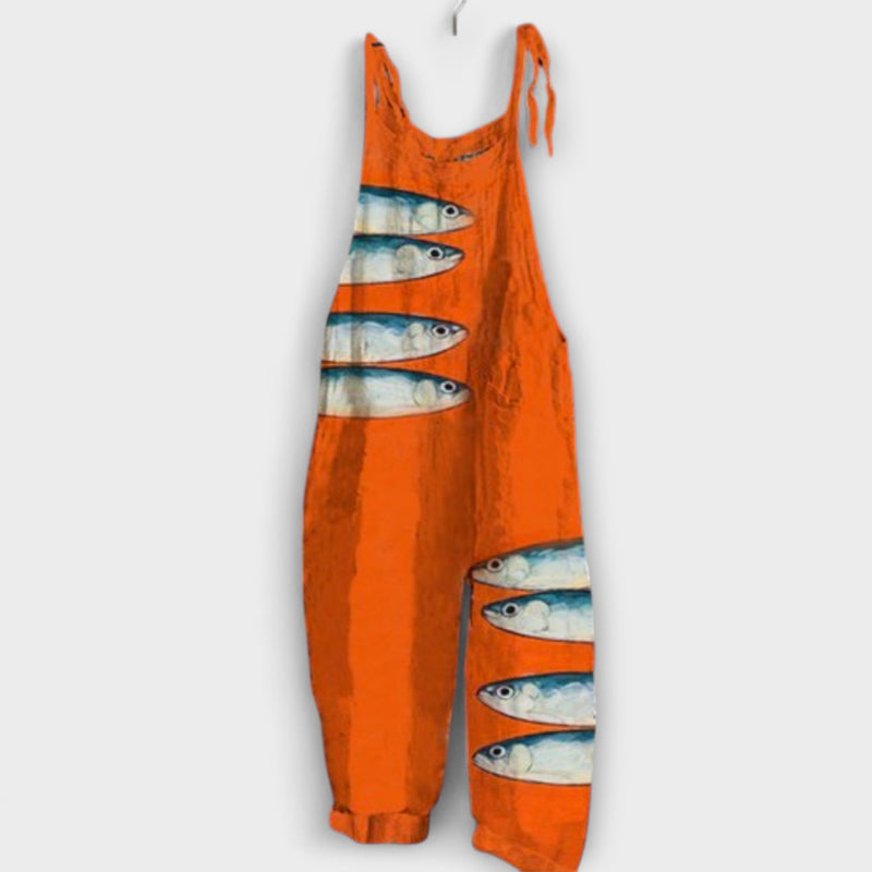 Anna – Vintage Jumpsuit mit weitem Bein