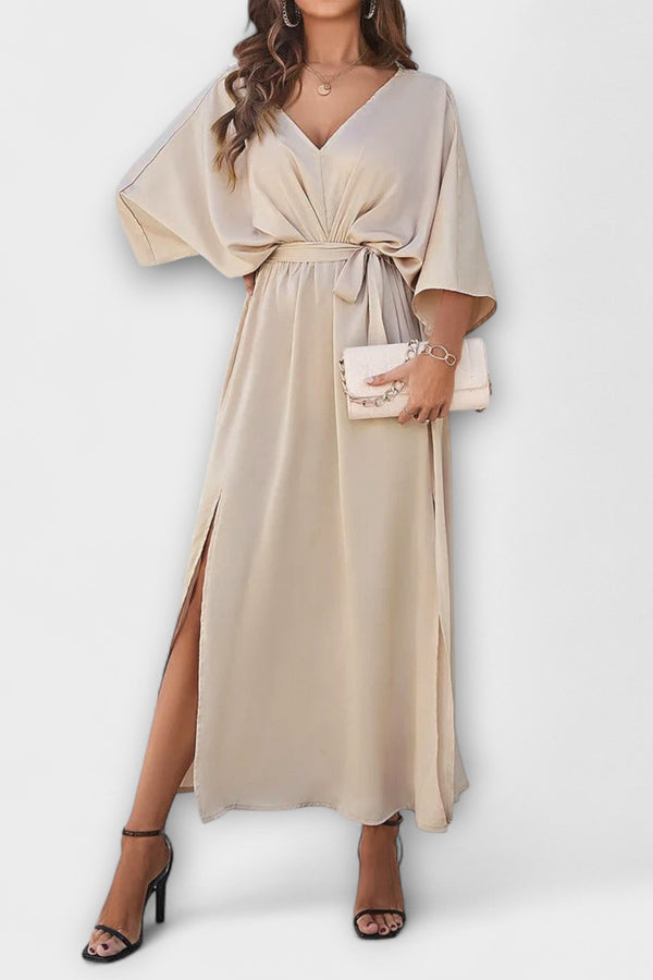 Sabrina - Maxikleid mit V-Ausschnitt