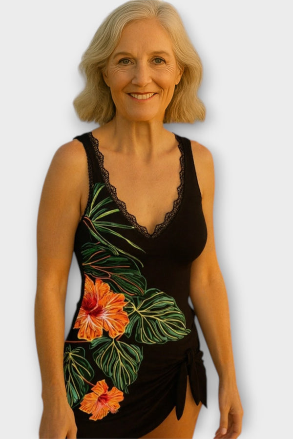 Carol – Tankini mit Blumenmuster