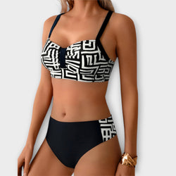 Claire - Trendiger Zweiteiliger Muster-Bikini