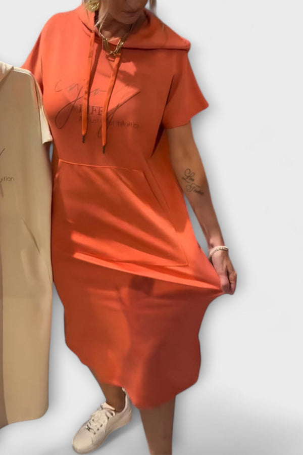 Daisy - Entspanntes Kapuzenkleid