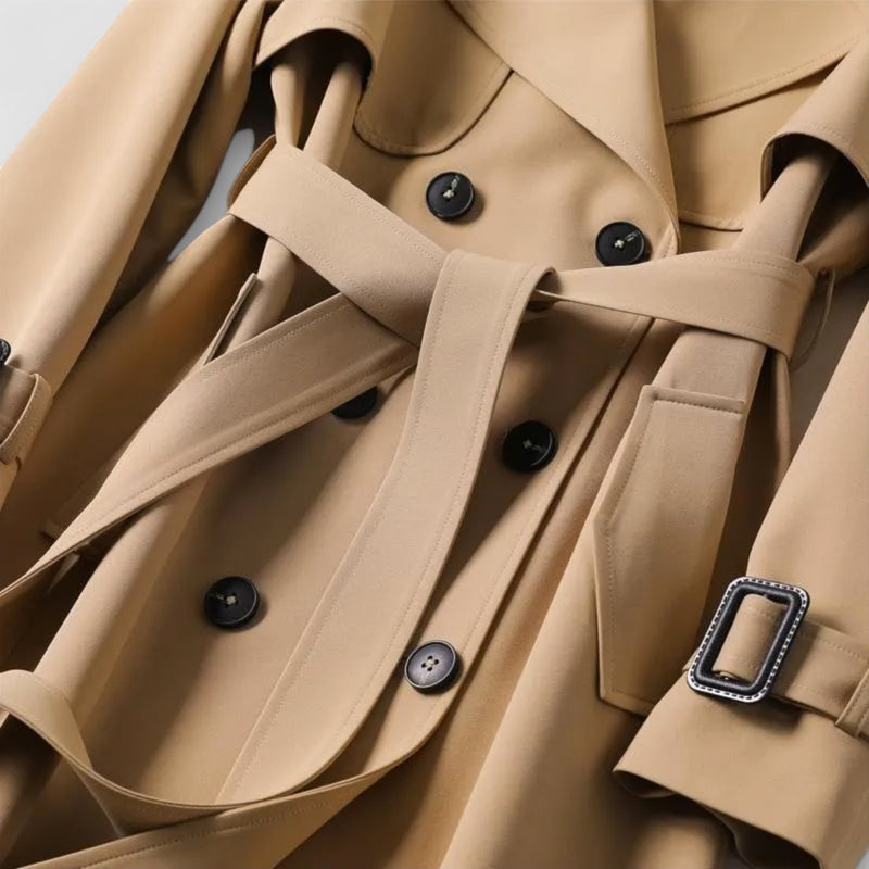 Jualita - Klassischer Damen-Trenchcoat