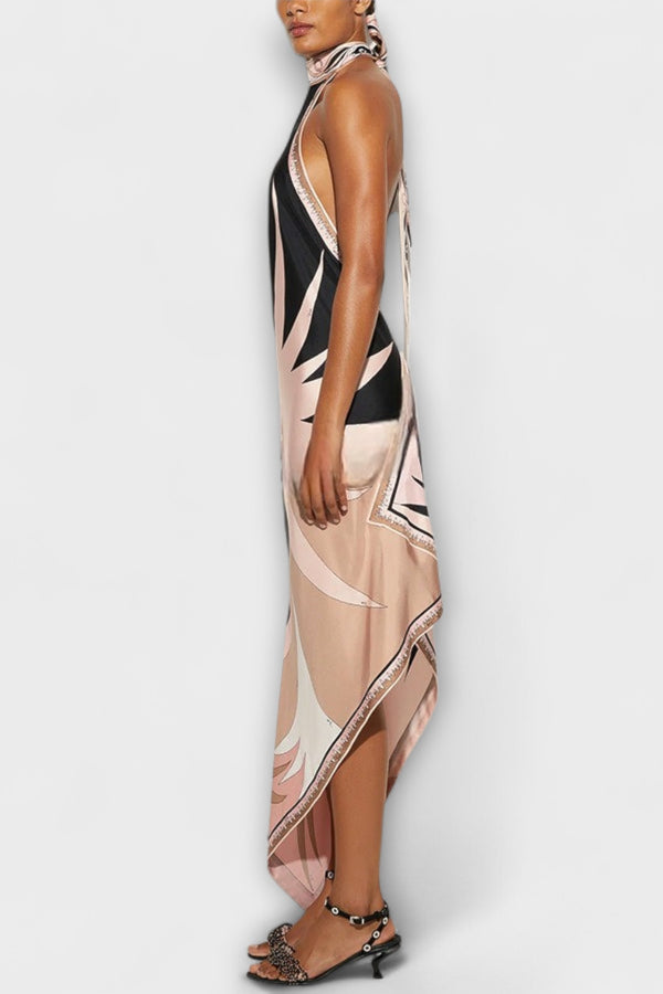 Ivy - Einzigartiges Satin-Trägerkleid