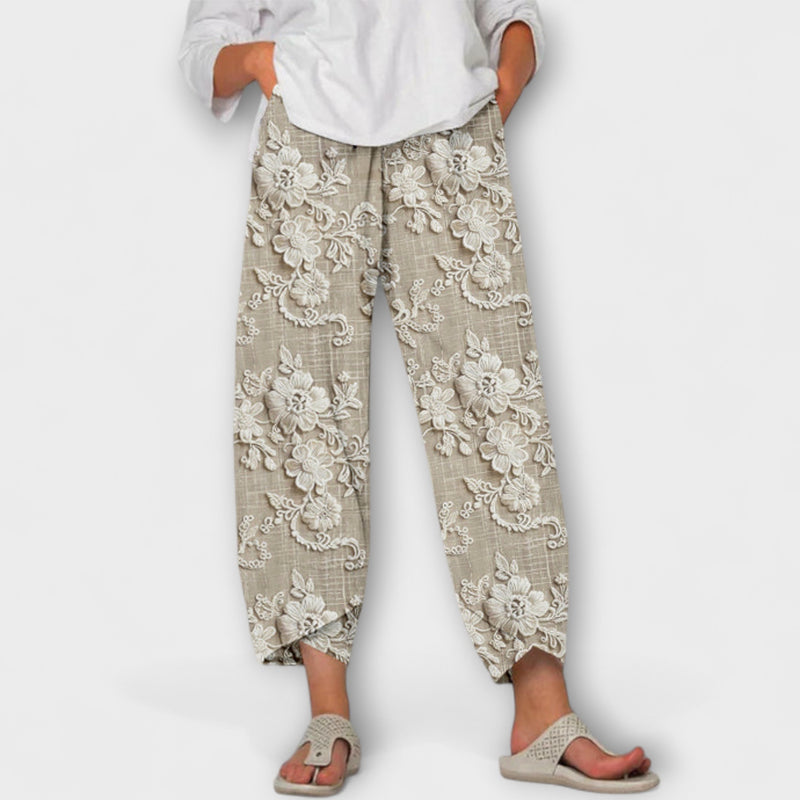 Abigail - Bequeme Bedruckte Hose