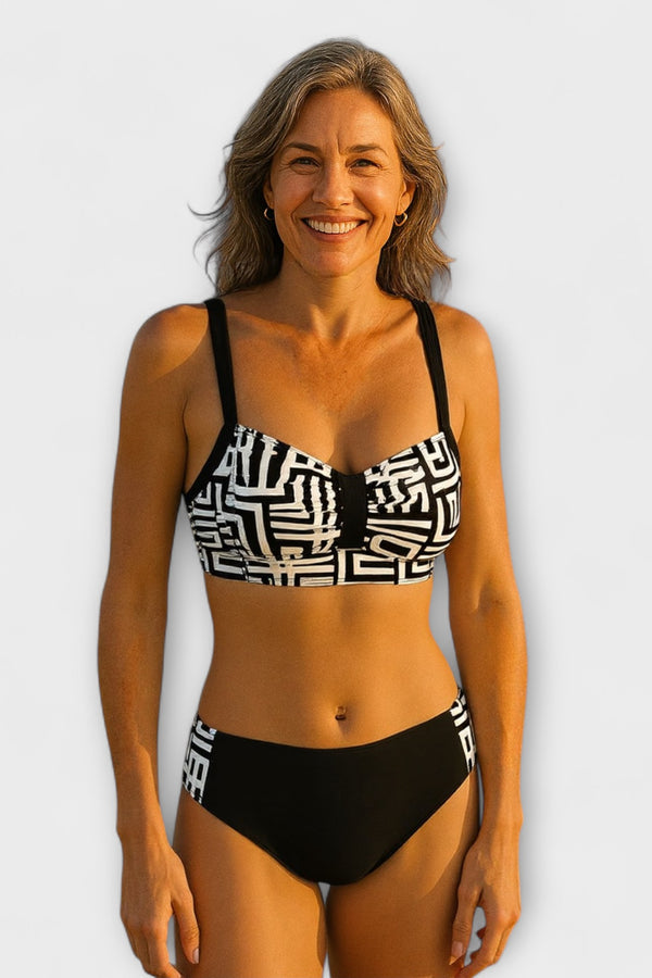 Claire - Trendiger Zweiteiliger Muster-Bikini