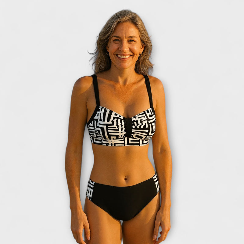 Claire - Trendiger Zweiteiliger Muster-Bikini