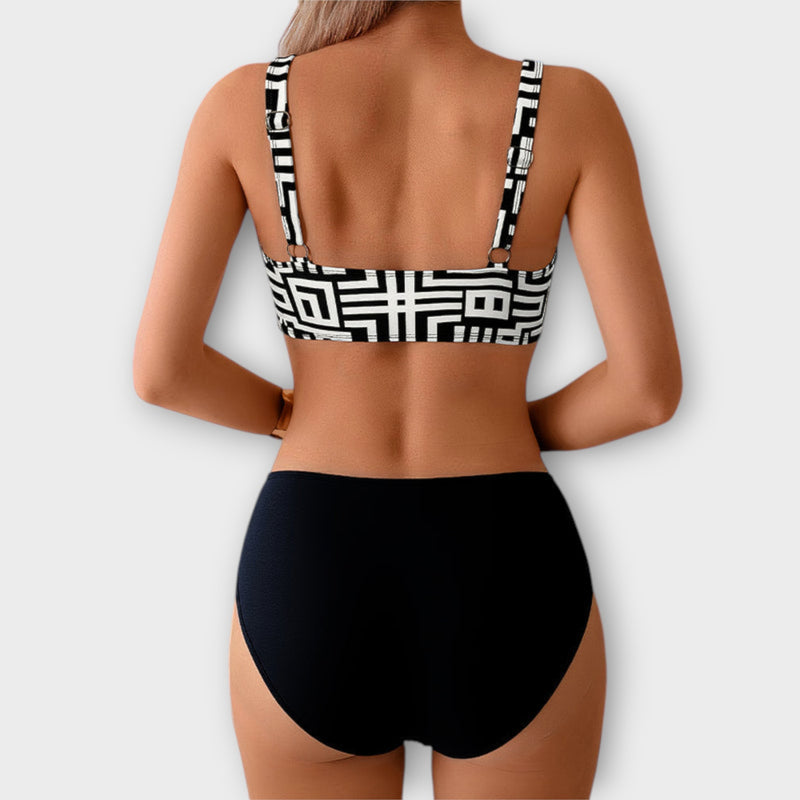 Claire - Trendiger Zweiteiliger Muster-Bikini