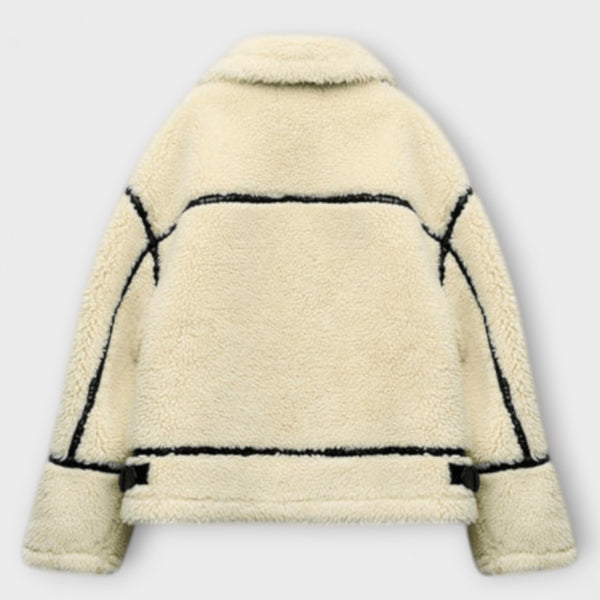 Adele – Stilvolle Bomberjacke aus Lammleder