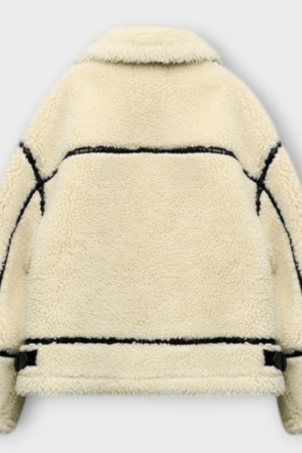 Adele – Stilvolle Bomberjacke aus Lammleder