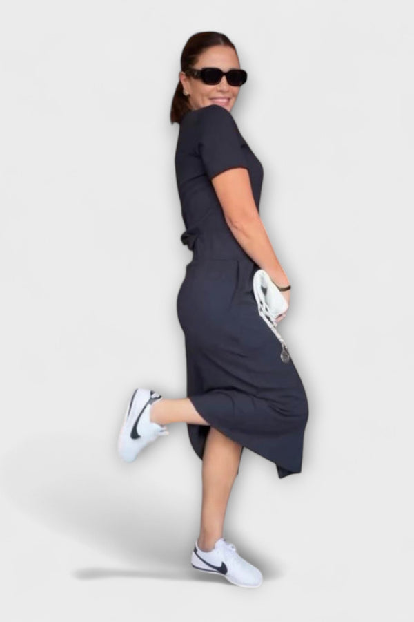 Danielle - Elegantes V-Ausschnitt Top mit Rock