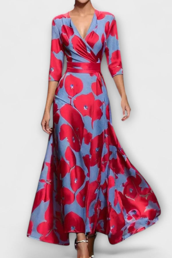 Alma - Elegantes Mouw Design Damenkleid