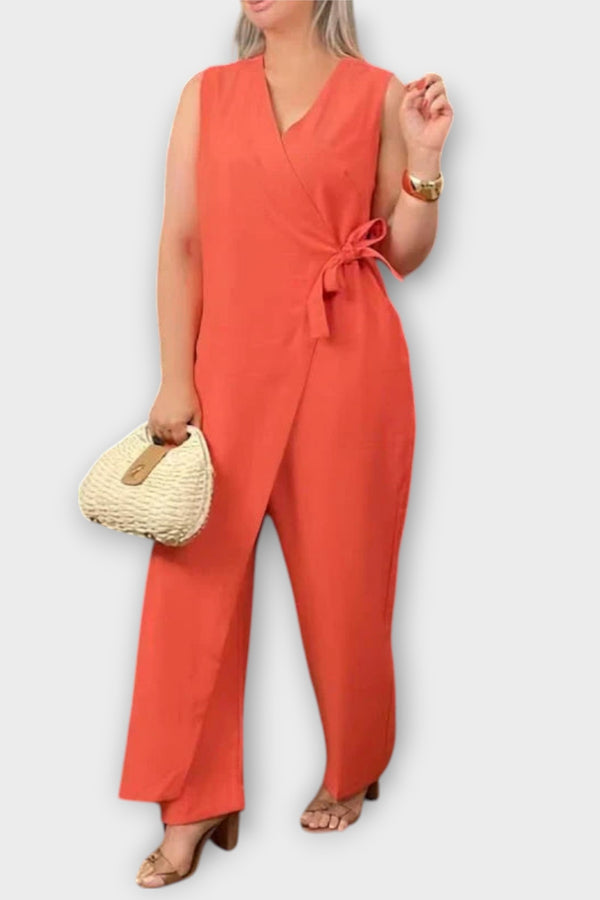 Lilianna - Eleganter Jumpsuit mit Wickelschnitt