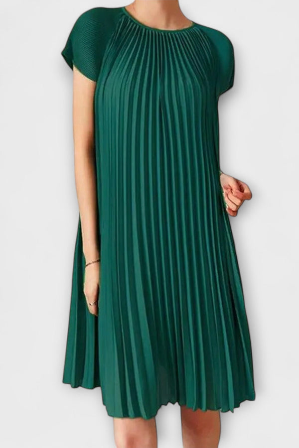 Elegantes Plisseekleid